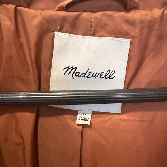 Madewell Rust Puffer Jacket - Picture 3 of 3